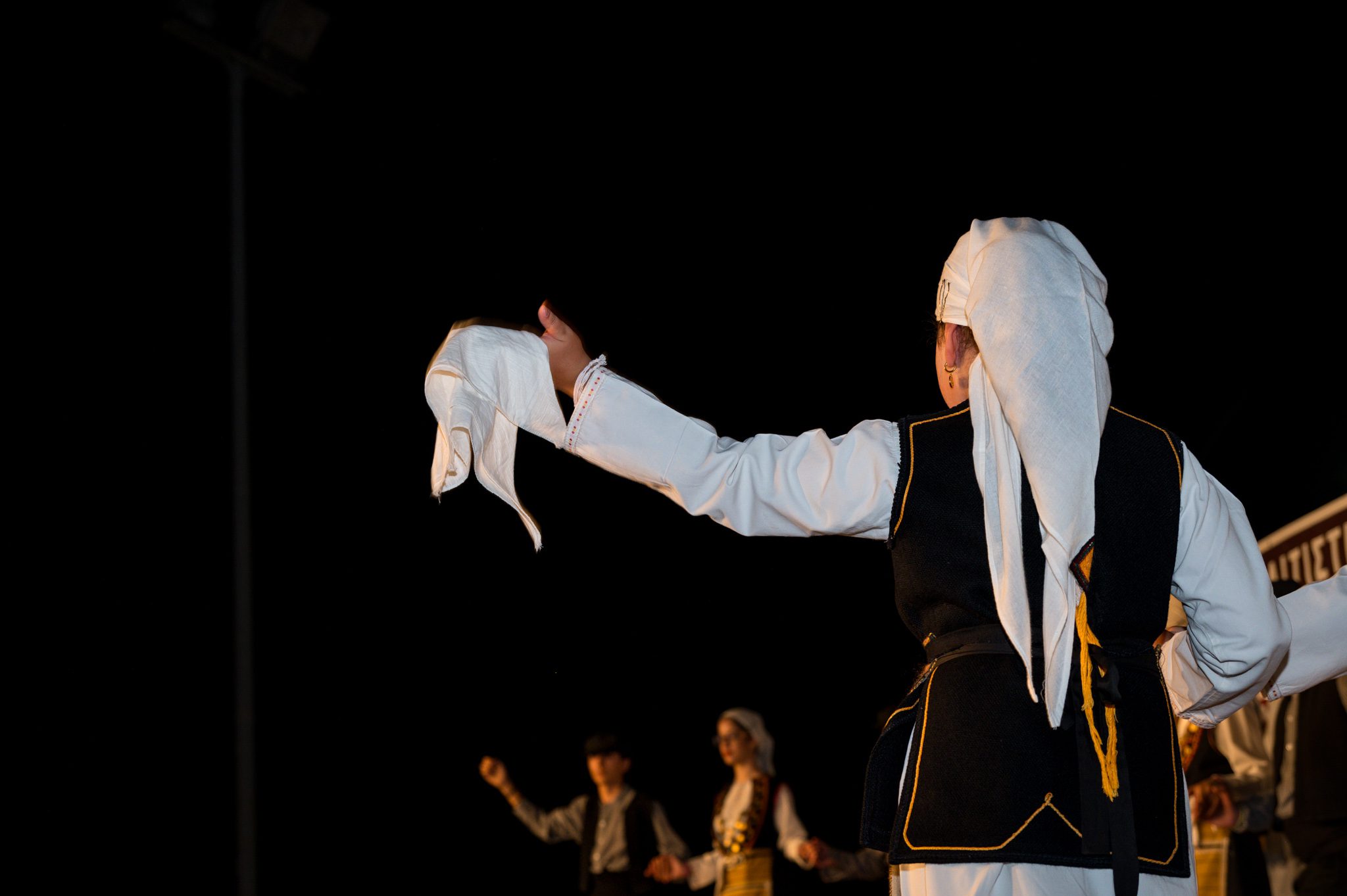 Kryoneri Cultural Association: dance, music and volunteering since 1985 1 Dancer in traditional costume at the Kryoneri Traditional Dance Festival