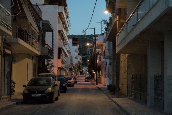 Street in Xylokastro, Corinthia