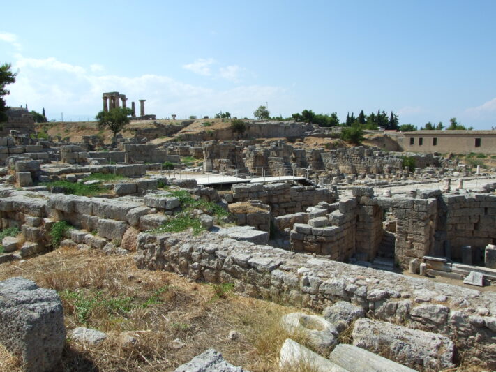 Greek Agora of Ancient Corinth