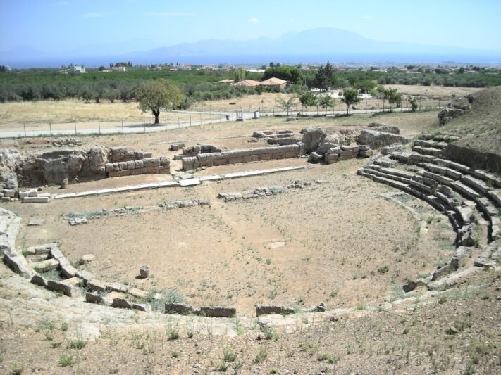 Cavea of the Ancient Theatre of Sikyon